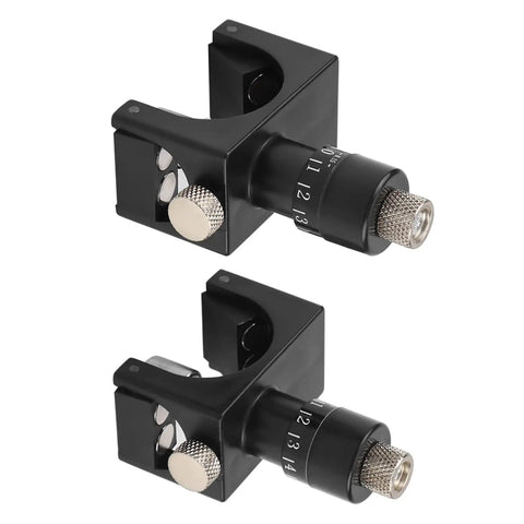 Close-up of Magnetic Planer Blade Adjuster Jig For Precise Micro Adjustable Blade Alignment with dial and magnetic guides.