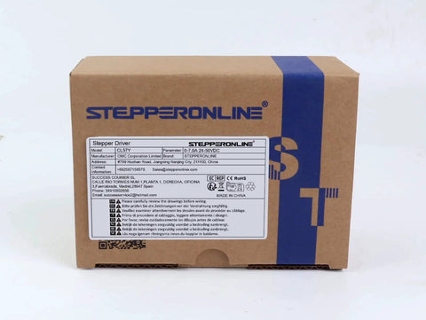 Closed Loop Stepper Driver Y Series packaging for Nema 17 23 24 Motors 0-7.0A 24-50V DC with 32-Bit DSP control.