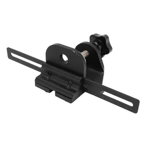 Side view of 3 In 1 Dowel Jig Kit For Woodworking With High Carbon Steel Construction, Adjustable Centerblock, Includes Five Sixteenths, Three Eighths, One Half Inch Drill Bits For Precise Furniture Assembly And Cabinet Building, Durable Anodized Finish.