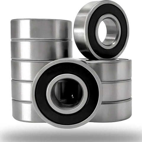 10 Pack 6200-2RS Double Rubber Seal Deep Groove Ball Bearings 10x30x9mm stainless steel rings