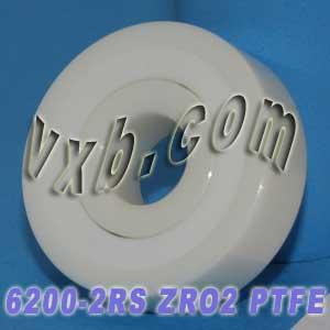 6200-2RS Full Ceramic Sealed Bearing 10x30x9 ZrO2 - VXB Ball Bearings