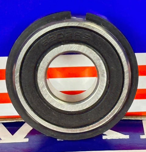 6202-2RSNR Sealed Bearing - Snap Ring 15x35x11mm