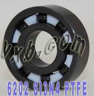 6202 Full Ceramic Bearing Si3N4/PTFE 15x35x11 - VXB Ball Bearings