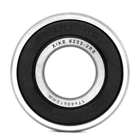 (10 Pack) 6203-2RS Double Sealed Deep Groove Ball Bearings, 17x40x12mm, Pre-Lubricated for High RPM, Chrome Steel P6, ABEC 3