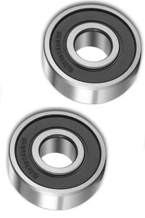 6203-2RS Sealed Bearing With Double Seal For Superior Grease Retention And Impurity Protection front view pair