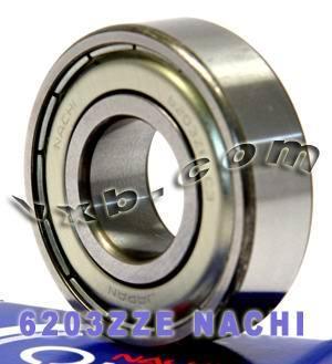 6203ZZE Nachi Bearing Shielded C3 Japan 17x40x12 - VXB Ball Bearings