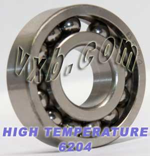 6204 High Temperature Bearing 900 Degrees 20x47x14 - VXB Ball Bearings