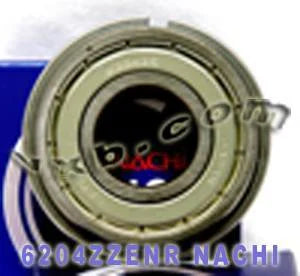 6204ZZENR Nachi Bearing Shielded C3 Snap Ring Japan 20x47x14 Bearings - VXB Ball Bearings