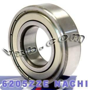 6205ZZE Nachi Bearing 25x52x15 Shielded C3 Japan - VXB Ball Bearings