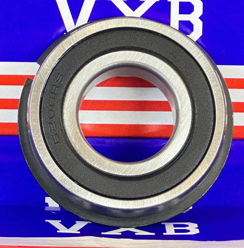 6206-2RSNR Sealed Bearing - Snap Ring 30x62x16mm