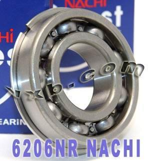 6206NR Nachi Bearing Open C3 Snap Ring Japan 30x62x16 Bearings - VXB Ball Bearings