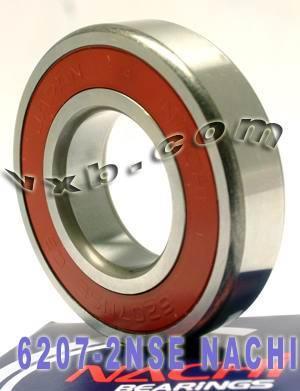 6207-2NSE Nachi Bearing 35x72x17 Sealed C3 Japan - VXB Ball Bearings