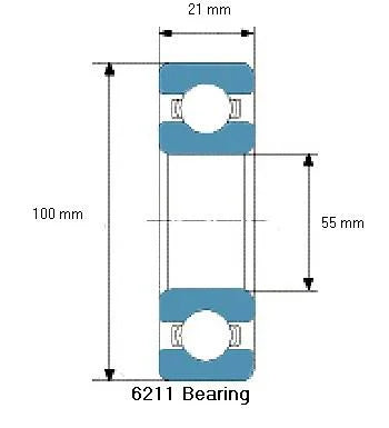 6211 Bearing Deep Groove 6211 - VXB Ball Bearings