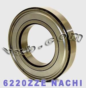 6220ZZE Nachi Bearing Shielded C3 Japan 100x180x34 Large - VXB Ball Bearings