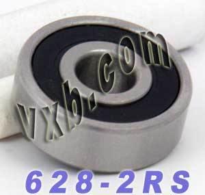 628-2RS Bearing 8x24x8 - Sealed - Miniature