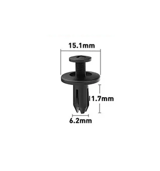 6.2mm Hole Push-in Plastic Rivet Sheet Metal Plugs siz...