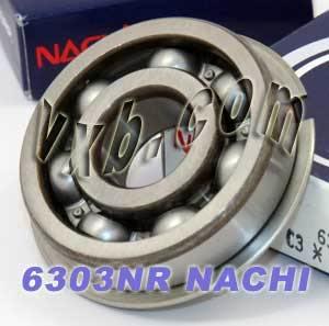 6303NR Nachi Bearing Open C3 Snap Ring Japan 17x47x14 - VXB Ball Bearings