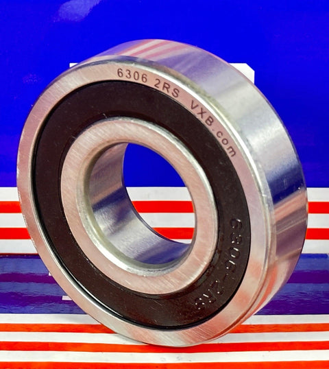 6306-2RS Bearing 30x72x19 Sealed - VXB Ball Bearings