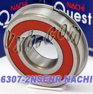 6307-2NSENR Nachi Bearing Sealed C3 Snap Ring Japan 35x80x21 Bearings - VXB Ball Bearings