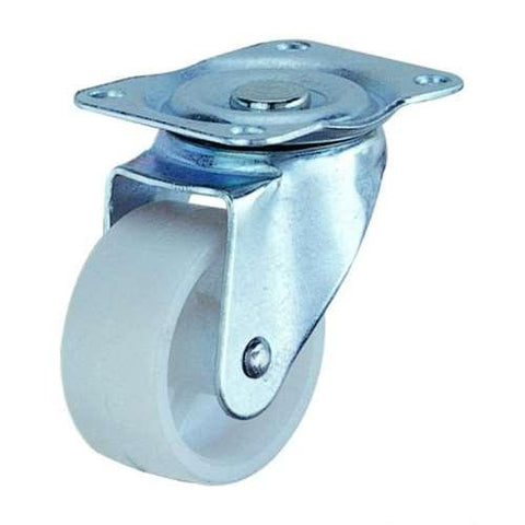 65mm Caster Wheel 110 pounds Plastic Top Plate - VXB Ball Bearings