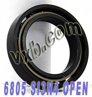 6805 Full Ceramic Open Bearing 25x37x7 Si3N4 - VXB Ball Bearings