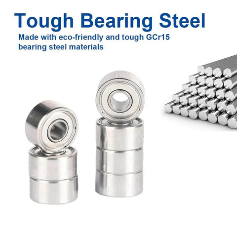 20-Pack 683ZZ Double-Shielded Sealed Ball Bearings 3mm x 8mm x 4mm made of GCr15 bearing steel