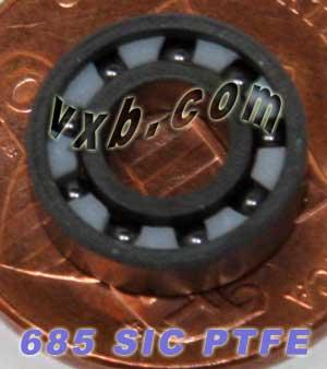 685 Full Ceramic Bearing Silicon Carbide 5x11x3 SiC Miniature Bearings - VXB Ball Bearings