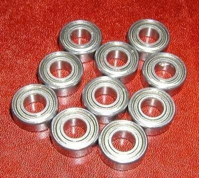 686ZZ 6x13x5 Shielded 6mm Bore Miniature Bearing Pack of 10 - VXB Ball Bearings