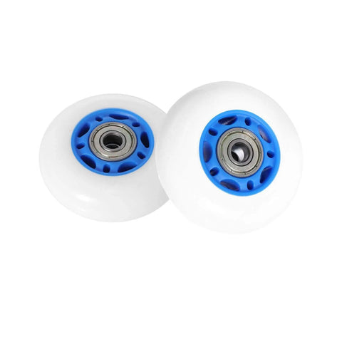 68mm x 24mm Wheels Replacement for Ripster Ripsurf Caster Board RipRider FlashRider PowerRider 360 Caster Trike Kids Scooter (Blue 2 Pack)