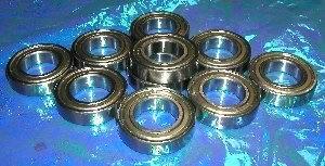 6902ZZ 15x28x7 Shielded Bearing Pack of 10 - VXB Ball Bearings