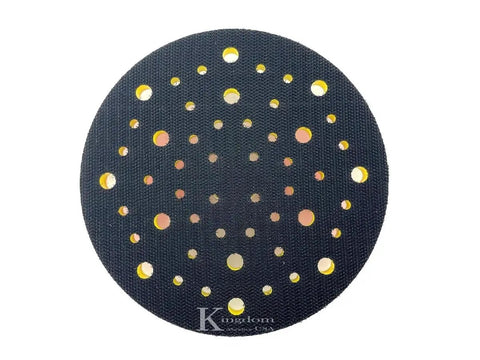 Pro Net Grip Faced Vacuum Pad For 6 Inch Sander Discs With Hook And Loop Backing Multi Hole Dust Extraction Backup Pad