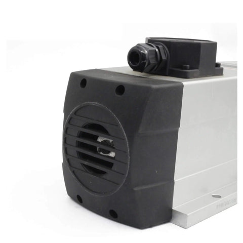 Square 6KW 380V ER32 Water Cooled Spindle Motor With Four Bearings, High Speed Live Spindle, front view CNC routers