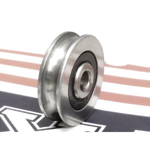 6mm Bore Bearing - 30mm 440C Stainless Steel Pulley U-Groove Track Roller Bearing 6x30x8mm