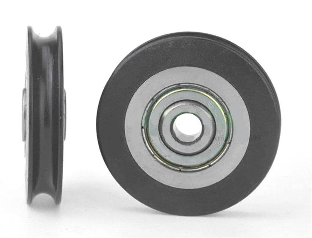 Track Insert Pulley 6mm bore cable track pulley - 39mm U-Groove Roller ๐