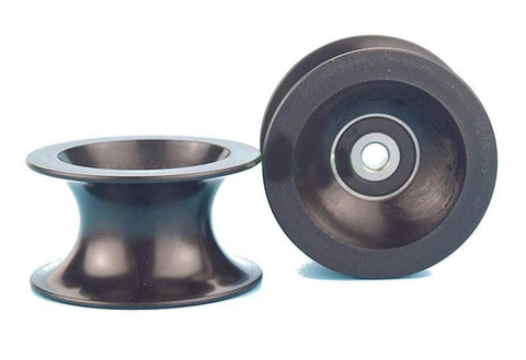 6mm Bore Bearing - 54mm Round Nylon Pulley U-Groove Track Roller Bearing 6x54x30mm