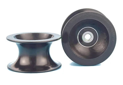 6mm Bore Bearing - 54mm Round Nylon Pulley U-Groove Track Roller Bearing 6x54x30mm