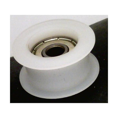 6mm Bore Bearing - 29mm H Groove Nylon Pulley Squared Groove Track Roller Bearing 6x29x13.5mm
