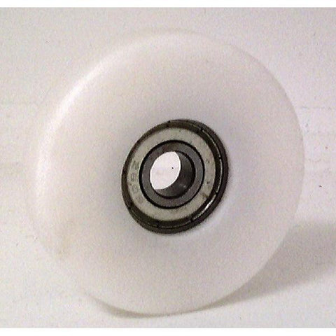 6mm Bore Bearing with 36mm White Plastic POM Tire 6x36x9mm - VXB Ball Bearings