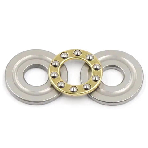 6mm Bore Miniature Planar Bearing With 12mm Outer Diameter And 4.5mm Thick Shaft Support, brass cage, for oven turntables and tools.