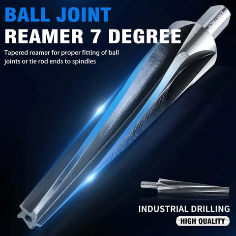 7 Degree Tapered Ball Joint Reamer Tool For One And A Half Inch Pipe Universal Reamer Drill Bit Made Of 6542 High Speed Tool Steel