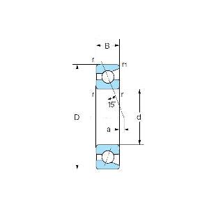 7000 Stainless Steel Hybrid Ceramic Si3N4 Angular Contact Bearing 10x26x8 - VXB Ball Bearings