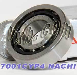 7001CYP4 Nachi Angular Contact Bearing 12x28x8 Abec-7 Japan Bearings - VXB Ball Bearings