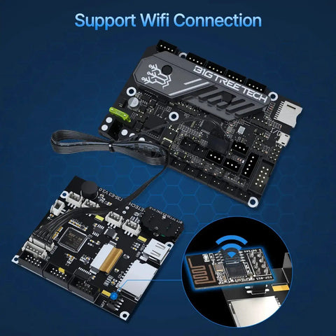 Ender 3D Printer Upgrade Bundle With SKR Mini E3 V3.0 32Bit Controller Board and TFT35 E3 V3.0.1 Touch Screen Display, WiFi Connection