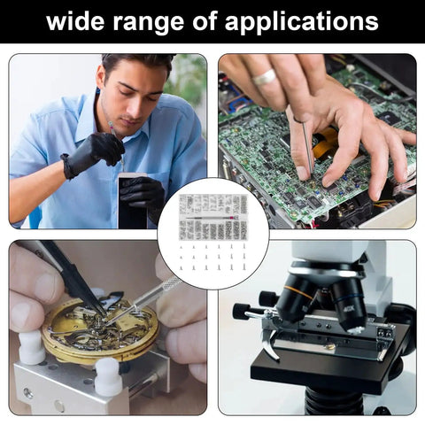 500Pcs Self Tapping Screw Kit M1.2 M1.4 M2 For Eyeglasses Watches Electronics And Laptop Repair with precision mini screwdriver set