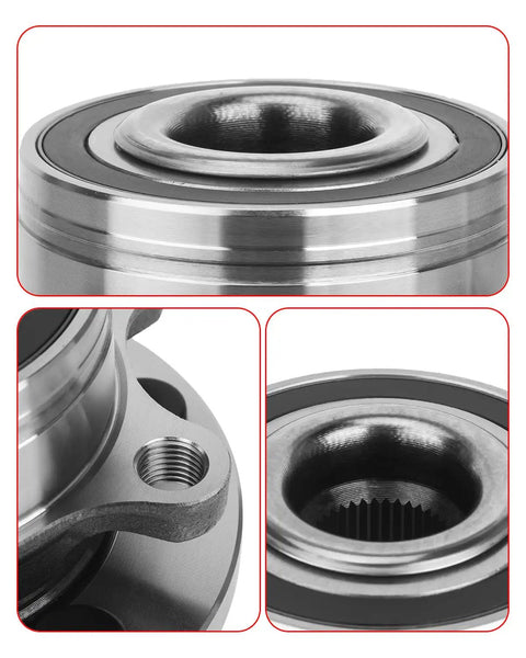 Close-up view of Two Pack 512460 Wheel Hub Bearing Assembly Front Or Rear For Ford Explorer 2011 To 2019 And Police Interceptor Utility
