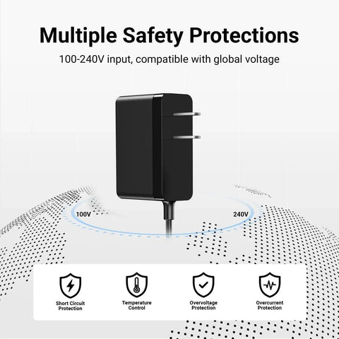 Charger For Polar Care Cube Replacement Power Cord Replacement Part 10698 6V 1A AC DC Adapter Class 2 Transformer side view