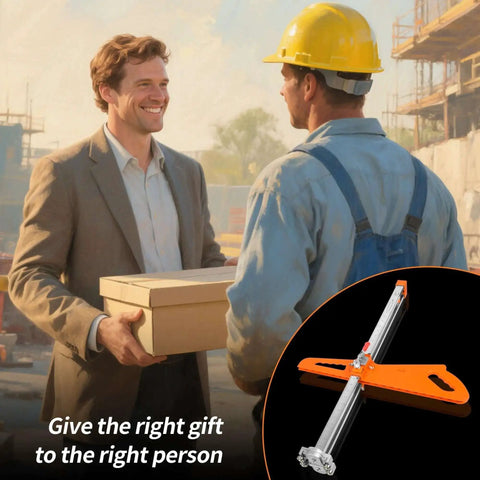 Upgraded Drywall Cutting Tool With 2 Extra Replacement Blades And Extended Nylon Handle featured in gift exchange