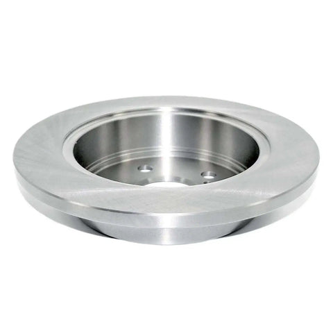 Professional Series Rear Solid Brake Rotor With Forged Flange For Precise Fit And ABS Signaling, side view
