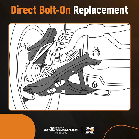 Front Lower Control Arm Replacement For Nissan Altima 2007 2012 All Models And 2013 2 Door Coupe Only K620195 K620196 OE Style installed