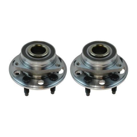 Two Piece Wheel Bearing And Hub Assembly Set For 2010-2017 Equinox, 2014-2017 Impala, 2013-2016 Cadillac XTS on white background